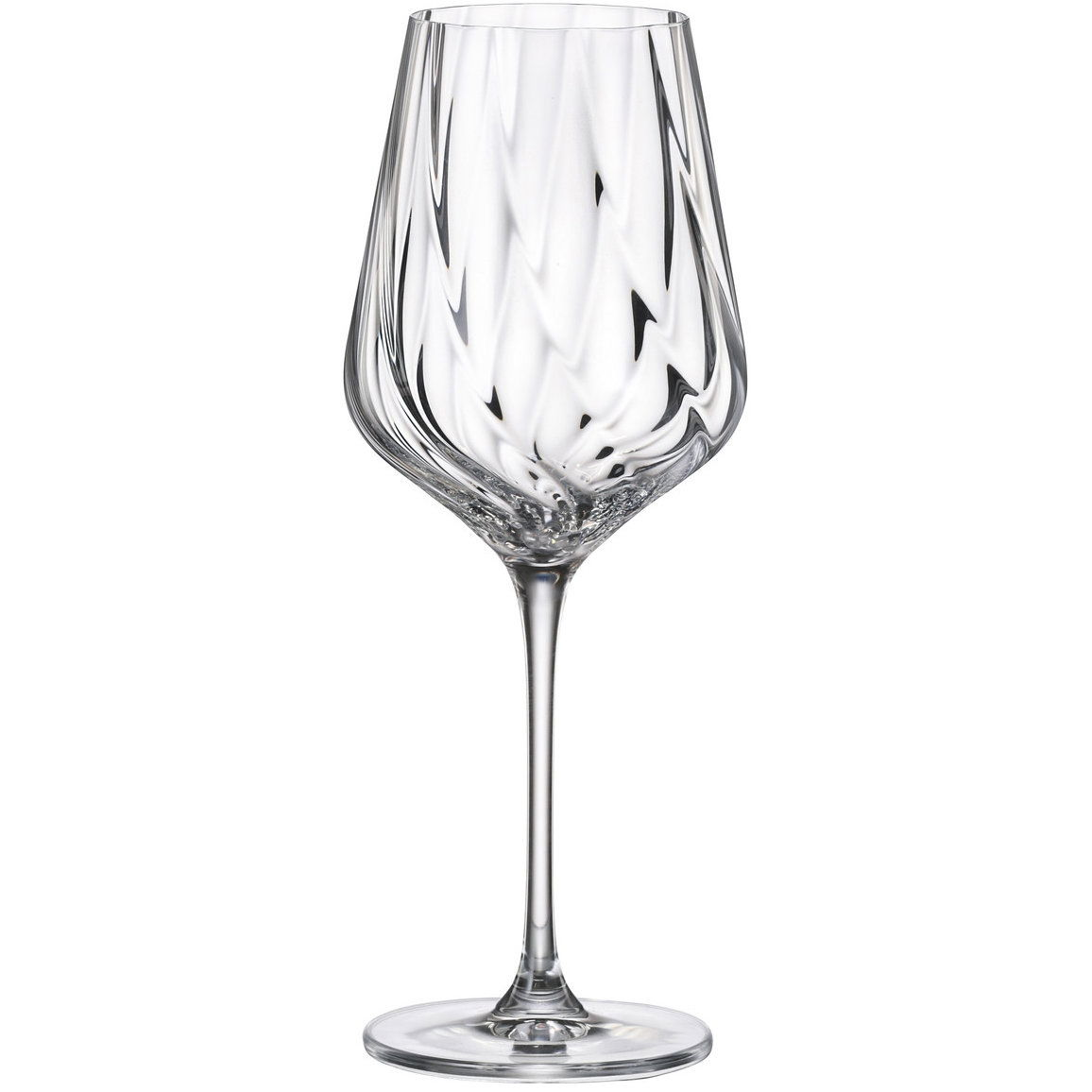 BOHEMIA ROYAL CRYSTAL fehérboros készlet Crystal Winestar Spirale 485 ml, 6 darab (18068)