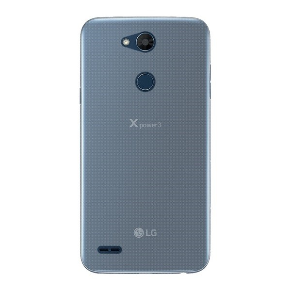 LG X Power 3, Szilikon tok, ultravékony, átlátszó (G92023)