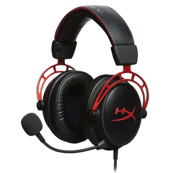 Căști de gaming Kingston HyperX Cloud Alpha, negru-roșu