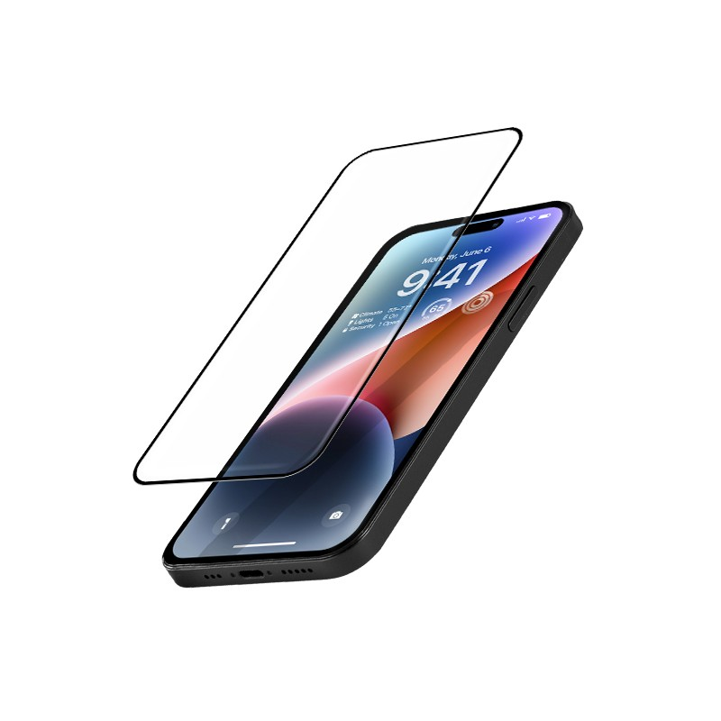 Crong Apple iPhone 14 Pro Edzett üveg kijelzővédő (CRG-AB3DAG-IP14P)