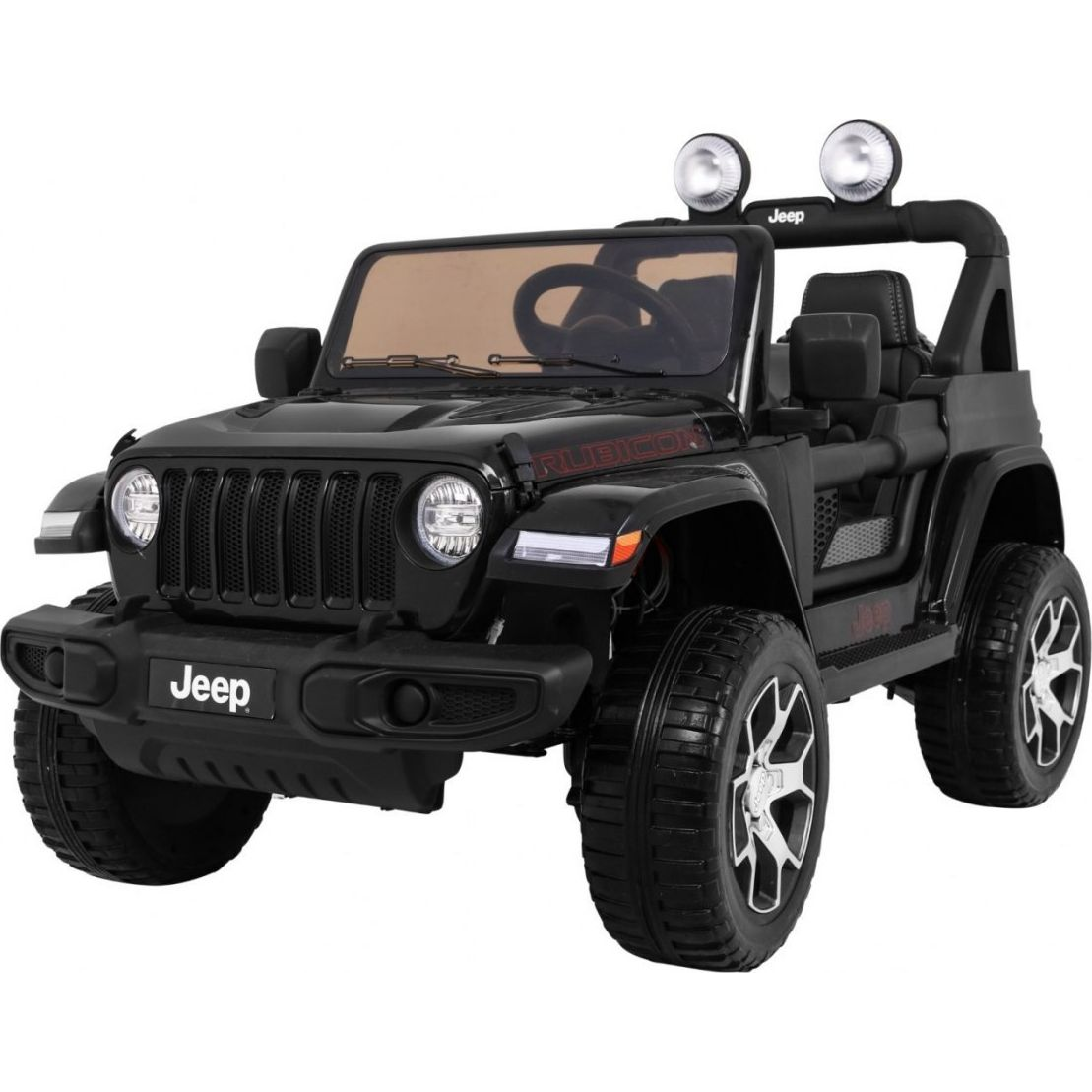 Jeep Wrangler Rubicon Akkumulátoros Autó - Fekete (PA.DK-JWR555.CZ)