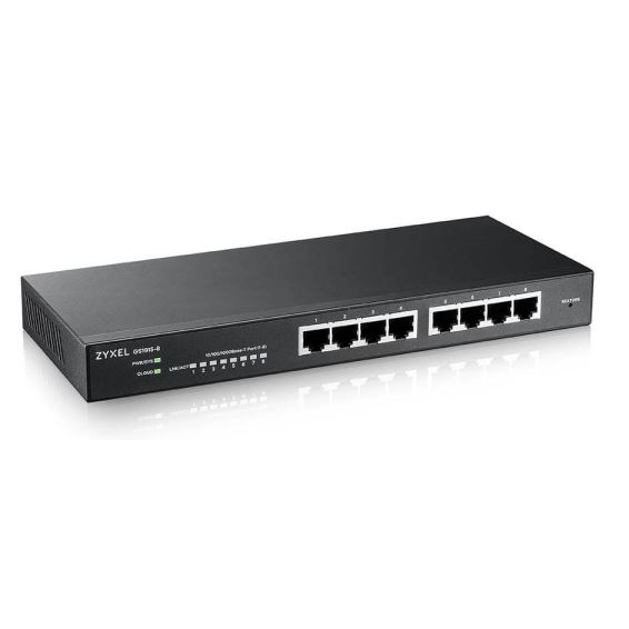 Zyxel GS1915-8 Managed L2 Gigabit Ethernet (10/100/1000) Zwart