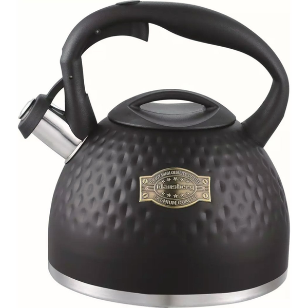 KLAUSBERG KB-7643 jeklen kotliček s piščalko 3L