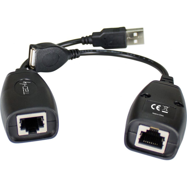 Techly USB Extender über Cat.5e/6 max. 50m