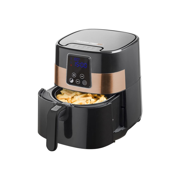 Дигитална конвекторна фурна BESTRON AAF7003DCO, 1300W, технология PrepAir, 4л, таймер, регулируема температура до 200C, мед/черен