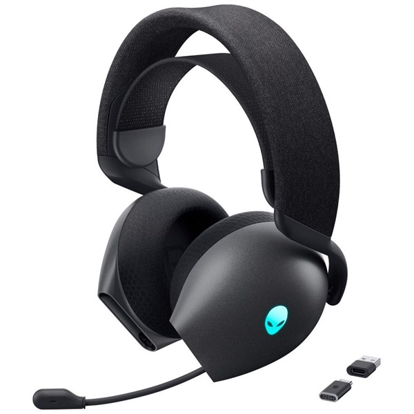 Alienware AW725H Headset Kabel & trådløs Spil USB Type-C Bluetooth Sort