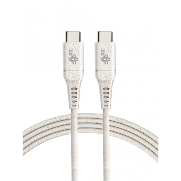 TB AKTBXKUCC310EKO USB-C apa - USB-C apa 2.0 Adat és töltőkábel - Fehér (1m)