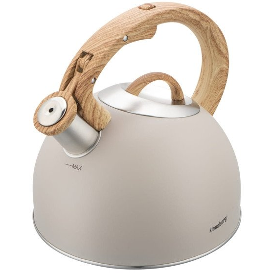 Ceainic din oțel inoxidabil Klausberg KB-7913, 2,5 l, cu fluier