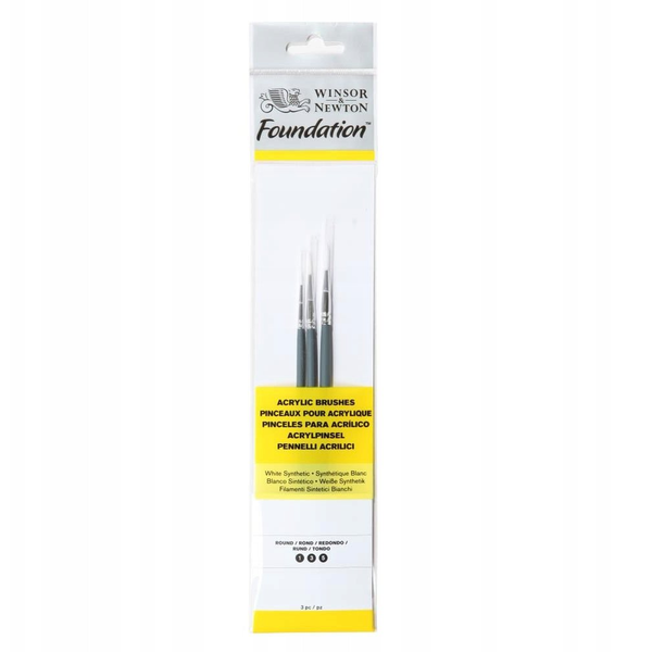 Winsor & Newton 5295001, Brush set, Round brush, Synthetic