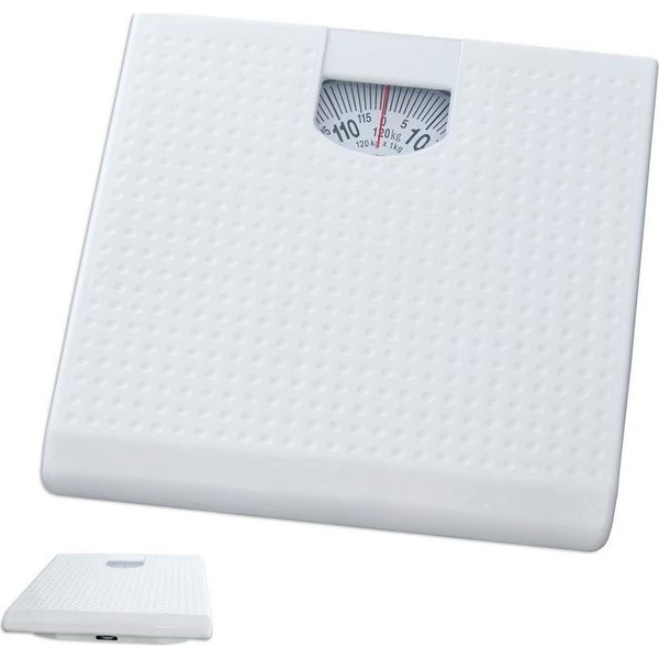 MECHANIKAI SZEMÉLYMÉRLEG 120 KG-IG FEHÉR ORION