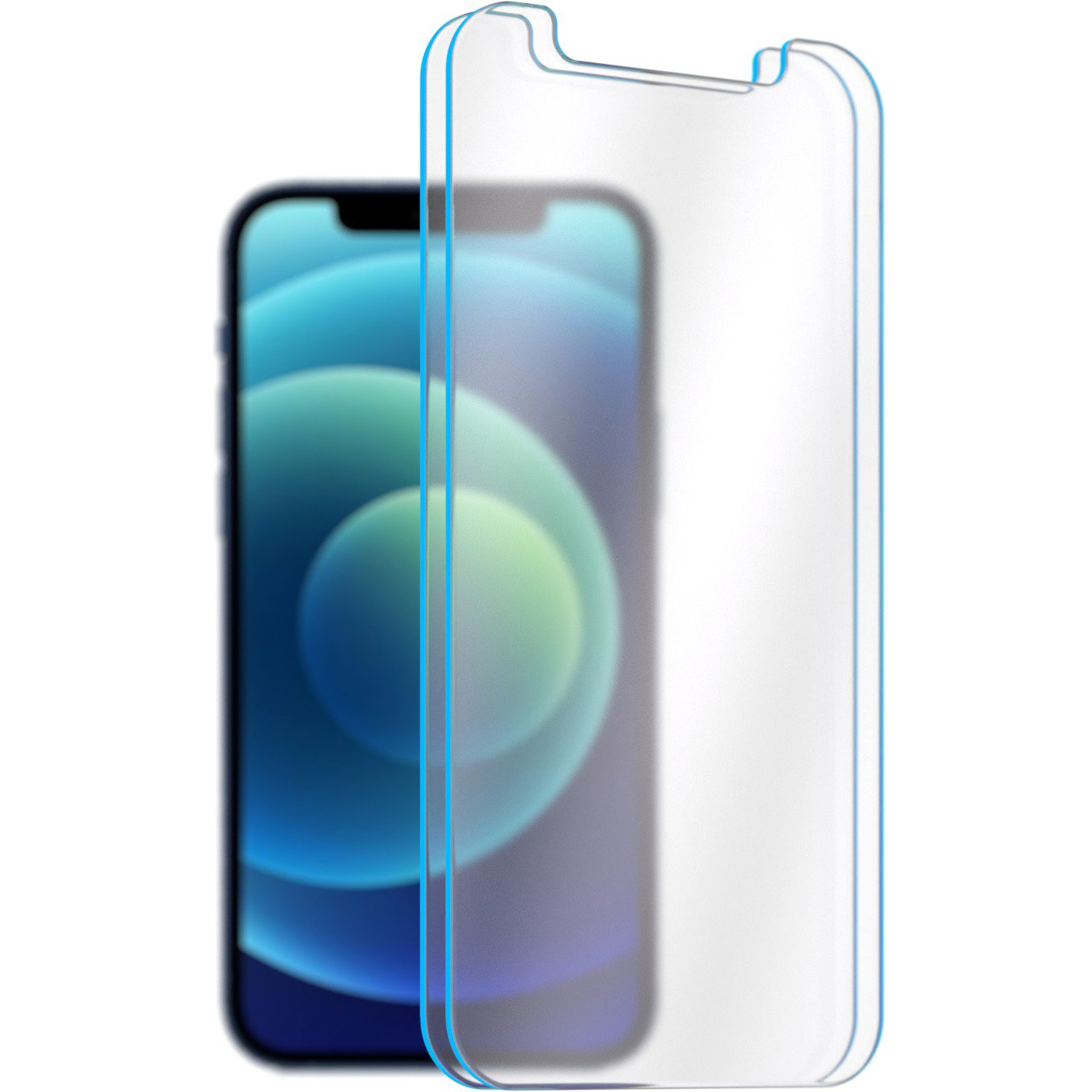 AlzaGuard Case Friendly Glass iPhone 12 mini 2.5D üvegfólia - 2db (AGD-TGC0174P2)