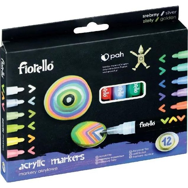 Akril Marker Fiorello 2 mm 12 Darabos (442823)