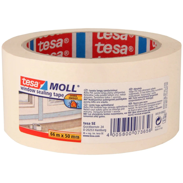 WINDOWS SEALING TAPE 66MX50MM WHITE