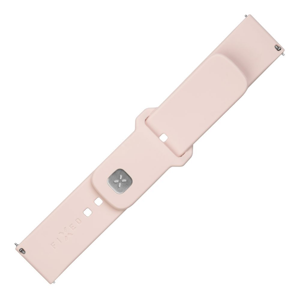 Фиксирана спортна силиконова каишка с бързо освобождаване 22 мм за Smartwatch, розова
