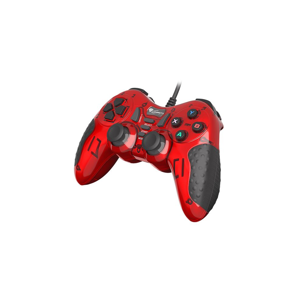natec Mangan 200 (PC) vezetékes gamepad piros (NJG-1425) (NJG-1425)