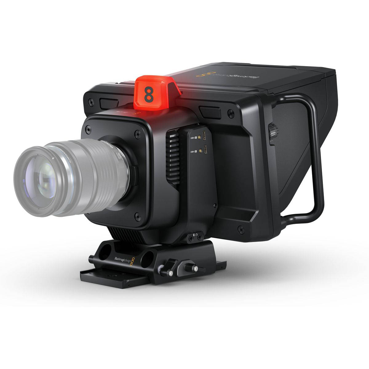 Blackmagic Design Studio Camera 4K Plus G2 Videokamera - Fekete (BM-CINSTUDMFT/G24PDDG2)
