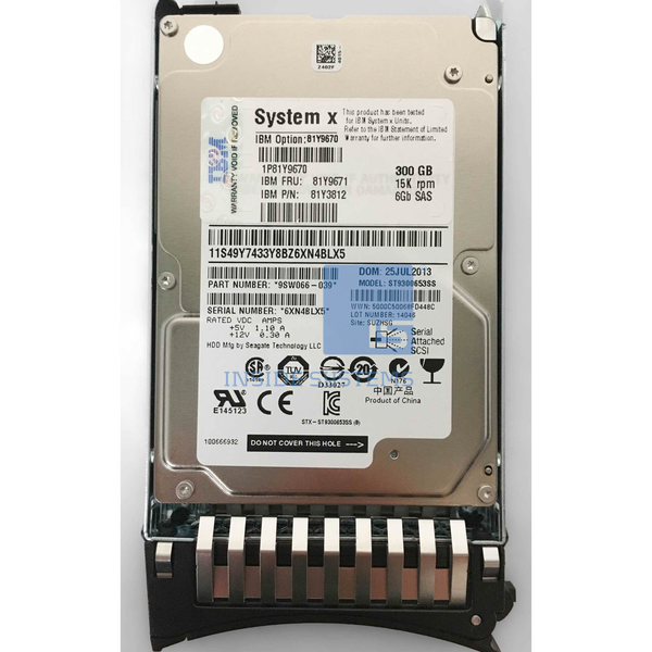 Lenovo 300GB SAS 2.5" HS 15000 RPM szerver merevlemez