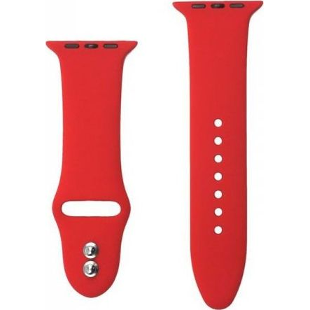 Crong Crong Liquid Band - Pasek Apple Watch 42/44 mm (czerwony)