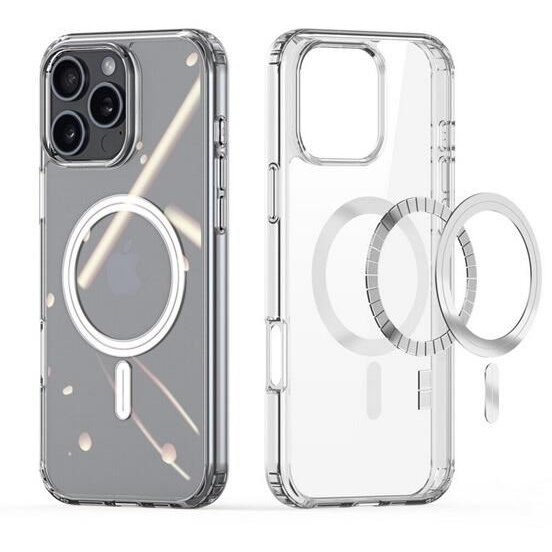 Dux Ducis CLIN Apple iPhone 16 Pro Max szilikon MagSafe tok átlátszó (GP-160634) (GP-160634)