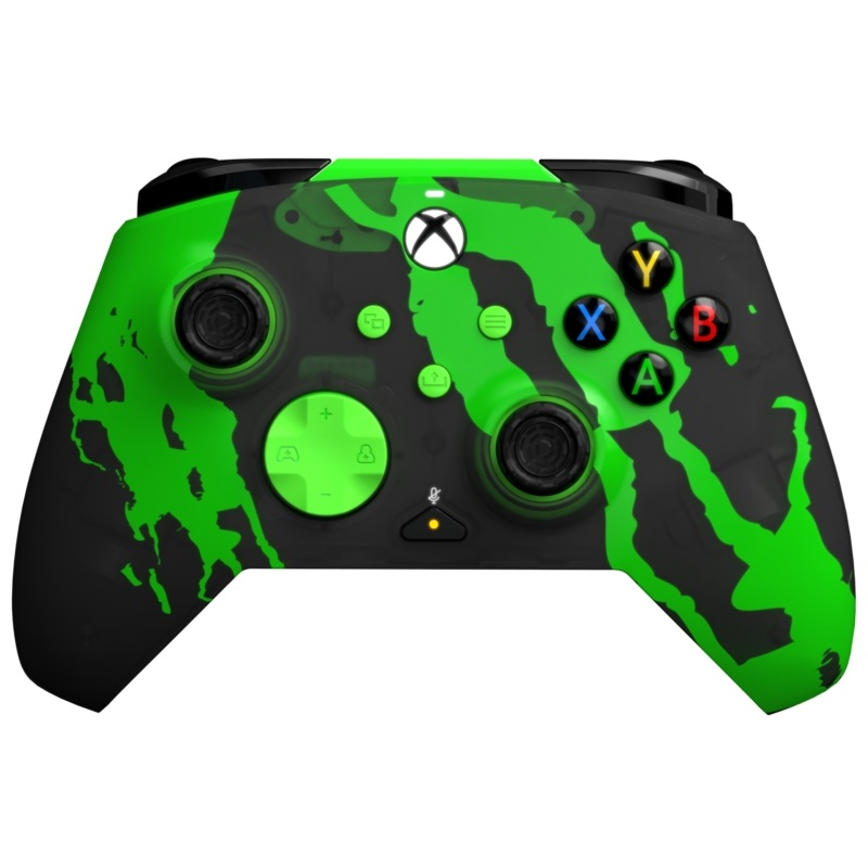 PDP REMATCH GLOW Advanced Čierna, Zelená USB Gamepad Analógový/digitálny PC, Xbox One, Xbox Series S, Xbox Series X (049-023-JGR)