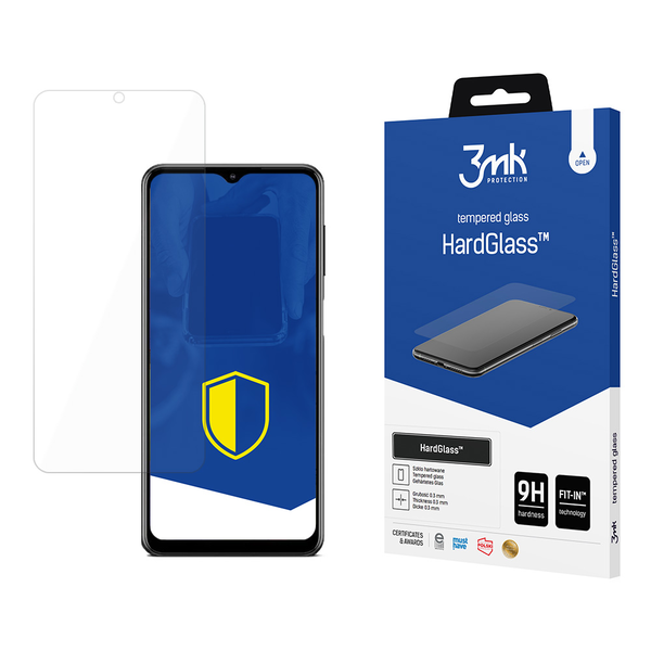 3MK HardGlass Max kijelzővédő Samsung Galaxy M12 fekete