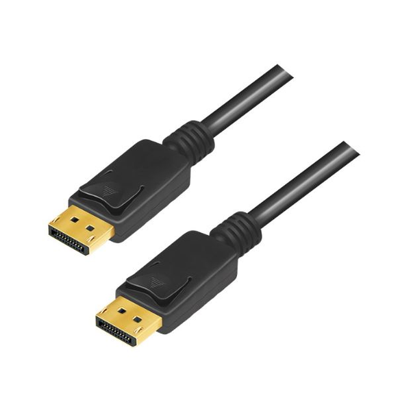 Logilink DisplayPort-Kabel, DP/M zu DP/M, 8K/60 Hz, schw. 5m
