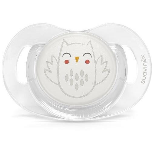 Suavinex Bonhomia SX Pro, anatómiai, 0-6 hónapos kor között, bagoly, fehér (8426420079105)