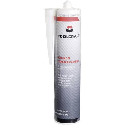 Szilikon, átlátszófekete, 310 ml, TOOLCRAFT (SIT.K310)