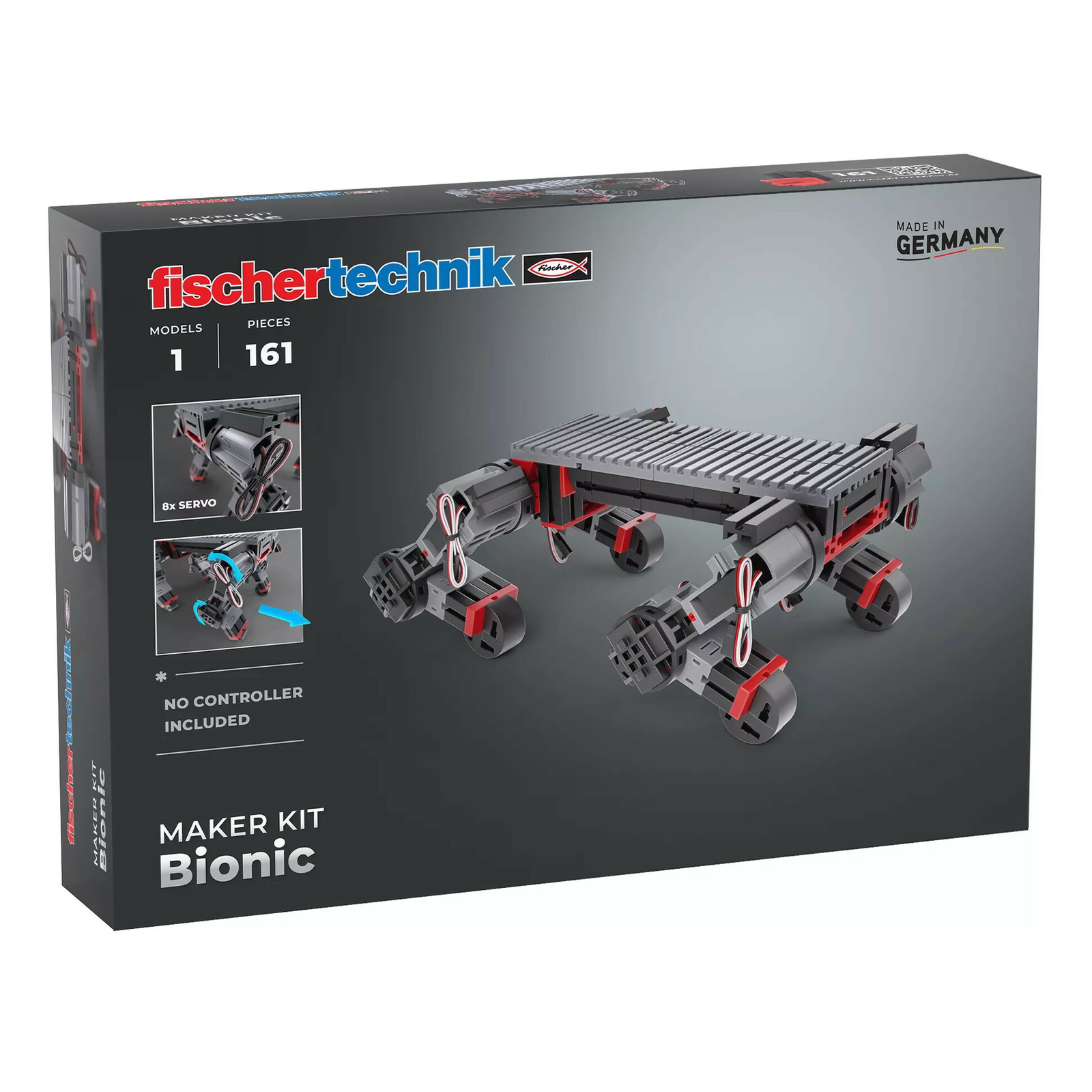 Fischertechnik 571902 Maker Kit Bionikus 161 darabos kreatív Építőjáték (571902)