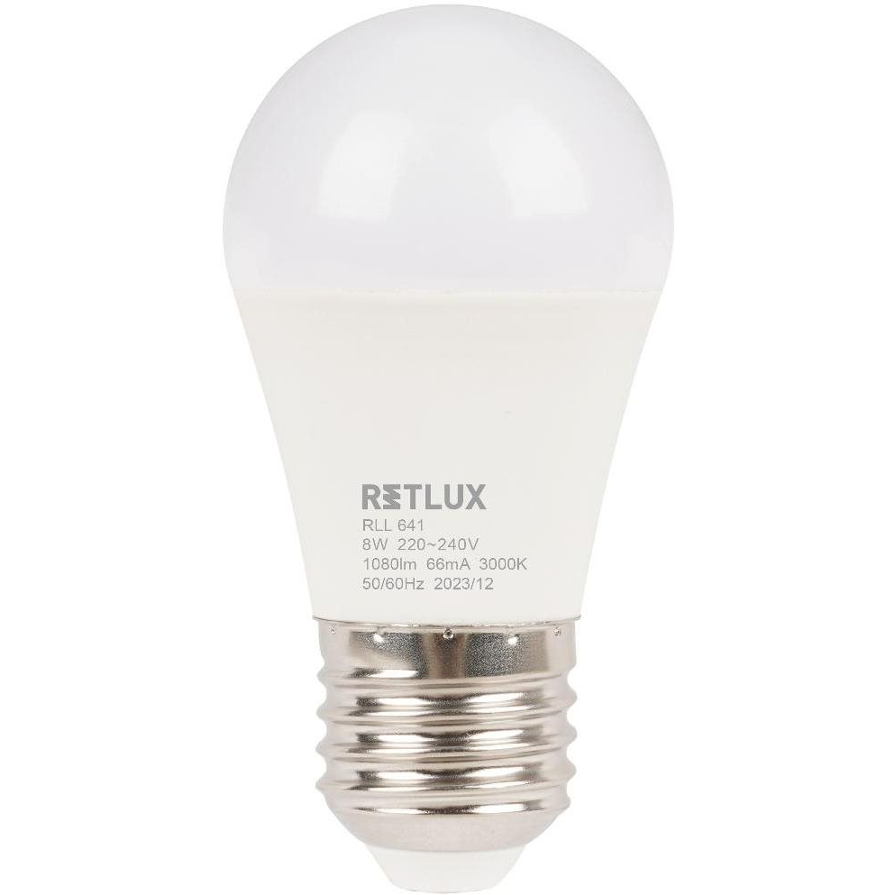 RETLUX RLL 641 G45 E27 miniG 8W WW D (RLL 641)