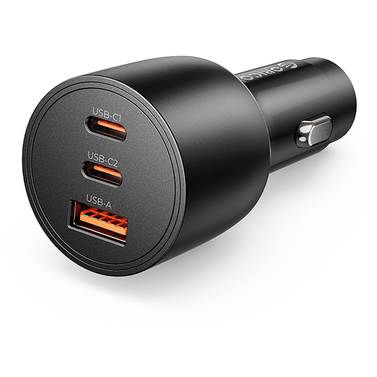 Nabíjačka do auta Orico PowerLink 165W USB-A + 2x USB-C - čierna