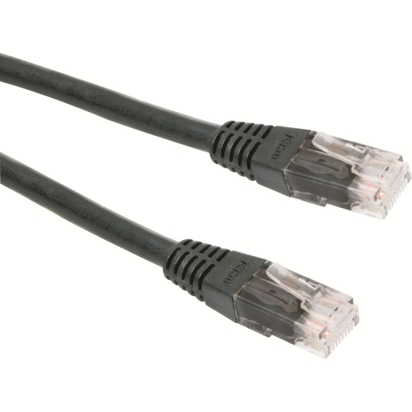 gembird CAT6 FTP-Patchkabel, schw., 1 m