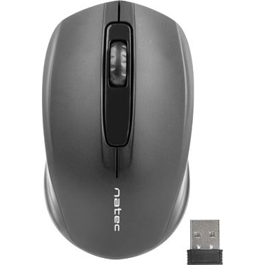 Natec Jay Wireless Egér 1600 DPI Fekete (NMY-0879)