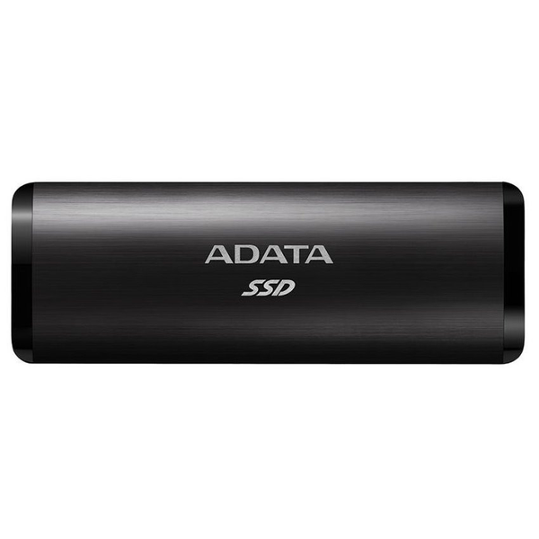 Външен SSD ADATA SE760 metal, 1TB Type-C, up to 1000MB/s, Мултиплатформа, Кабел Type-C-C, Кабел Type-C-A, Черен