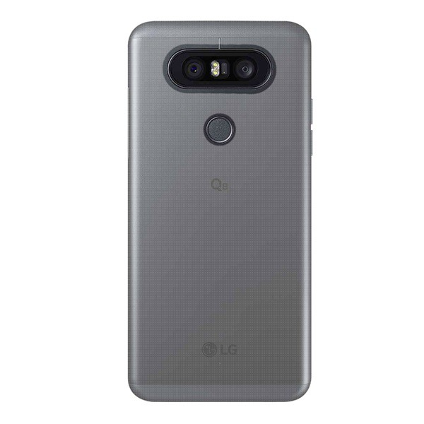 Szilikon telefonvédő (ultravékony) ÁTLÁTSZÓ [LG Q8 (H970)] (5996457727490)