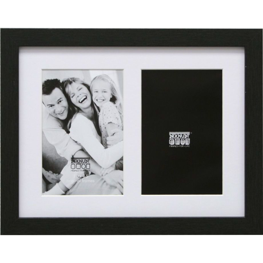 Deknudt S66KA2 Passepartout 32x23 Képkeret - Fekete (S66KA2 13X18)