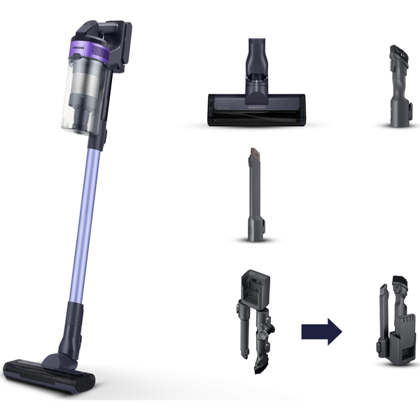 Samsung VS15A6031R4 Tyčový vysávač Batérie Suchý Bezvreckové 0,8 L Čierna