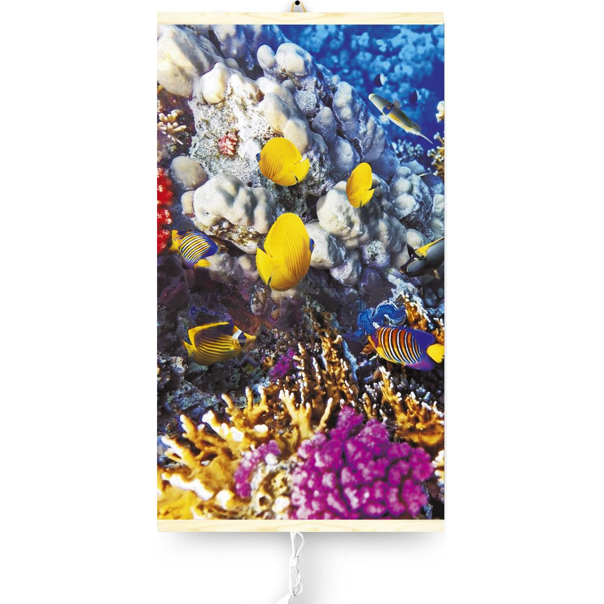 Infravörös Fűtőtest - Rugalmas Fűtőpanel 430W TRIO Design 6 korallzátony, Méretek 100x57 cm Szabályozóval (CEN-70153)