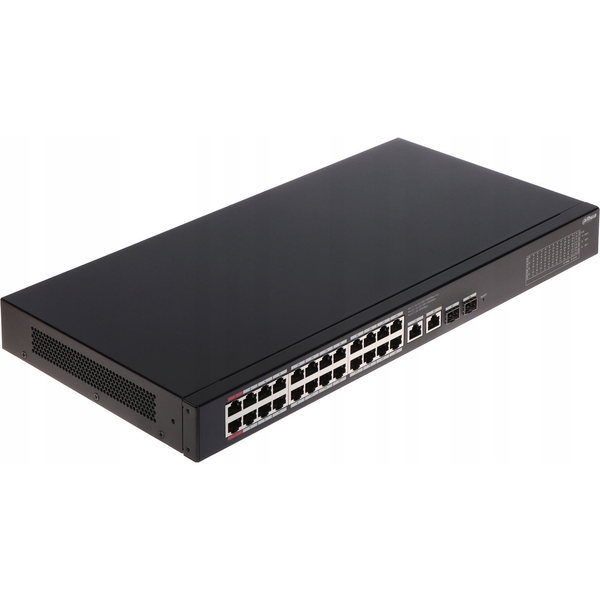 Dahua Technology CS4228-24GT-375 Управляем L2 Gigabit Ethernet (10/100/1000) Захранване по Ethernet (PoE) Черен