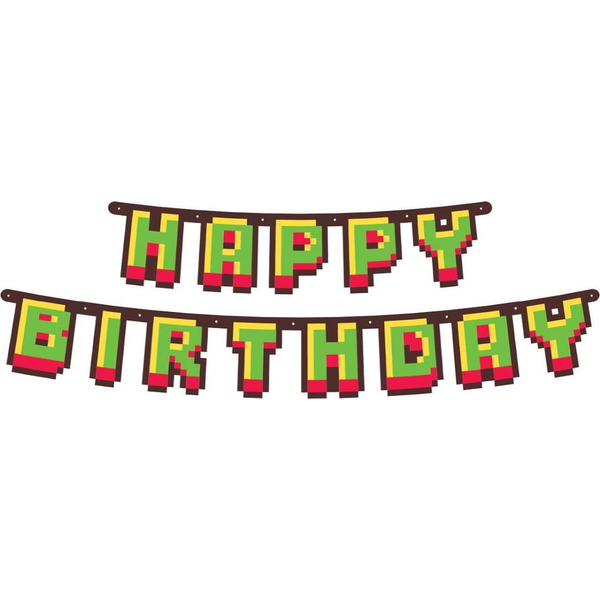  GoDan Girlanda papierowa Happy Birthday 160cm