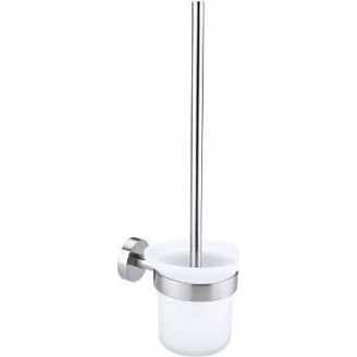 WC kefe, rozsdamentes acél design, öntapadós