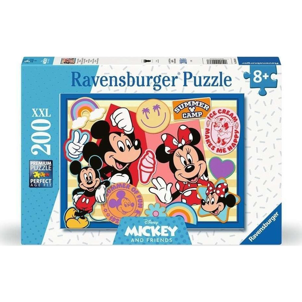 Kinderpuzzle Disney Mickey and Friends - Unterwegs mit Mickey und Minnie (200 Teile)