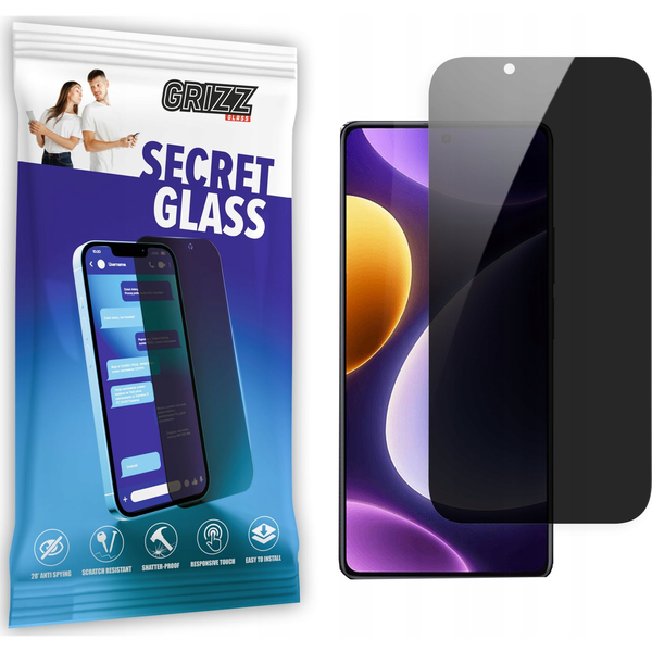  GrizzGlass Szkło prywatyzujące GrizzGlass SecretGlass Xiaomi Redmi Note 12 Turbo