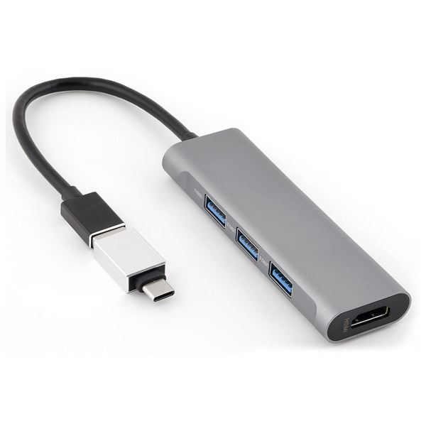 Bluestork HUB-MINI USB 2.0 Hub szürke