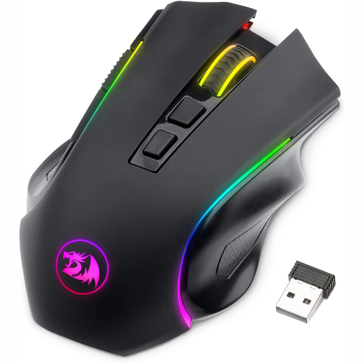 Redragon Griffin M602-KS Wireless Gaming Egér 8000 DPI - Fekete (M602-KS)