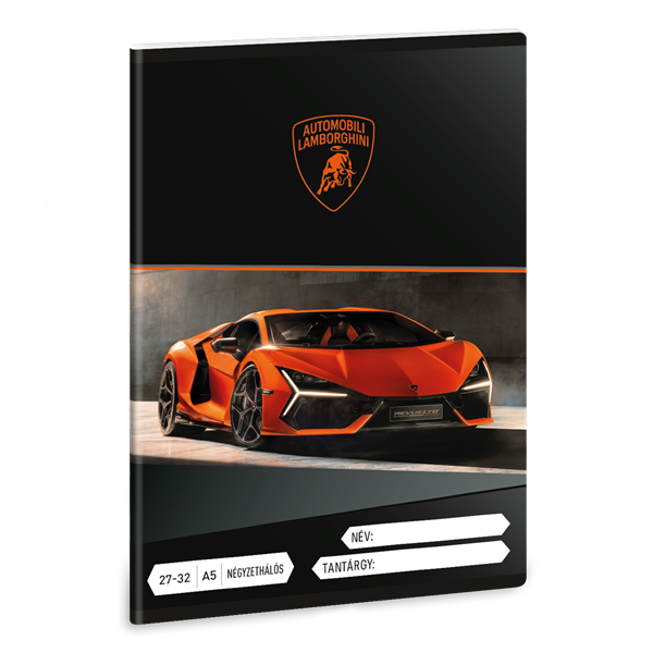 Ars Una Lamborghini 25 (5446) A5 27-32 kockás füzet (53634467)