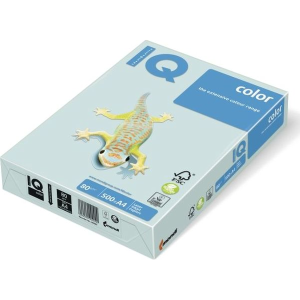 Papir barvni pastel svetlo modra IQ Color A4 BL29 ,80g 500 listov