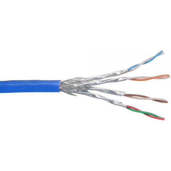 InLine 76499B hálózati kábel Kék 100 M Cat6 S/FTP (S-STP)