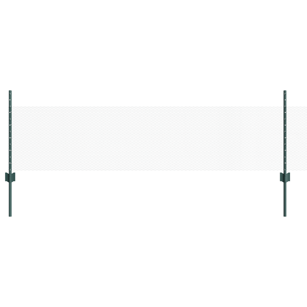 Stâlpi Gard 5 buc U-Channel Verde 60 cm Oțel