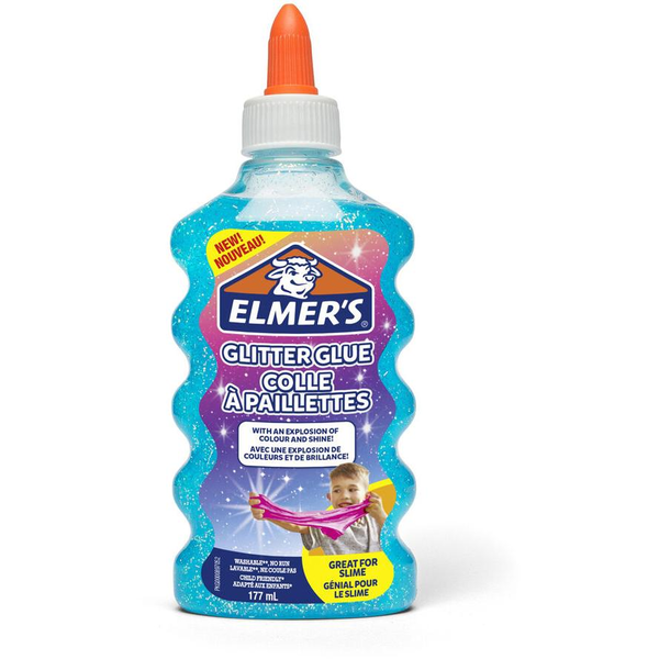 Elmer's Glitter Glue 177 ml ragasztó, kék